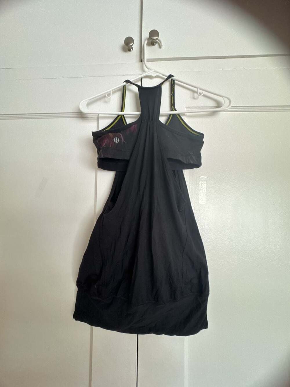 Lululemon No Limits Tank Top Built-In Sports Bra Black